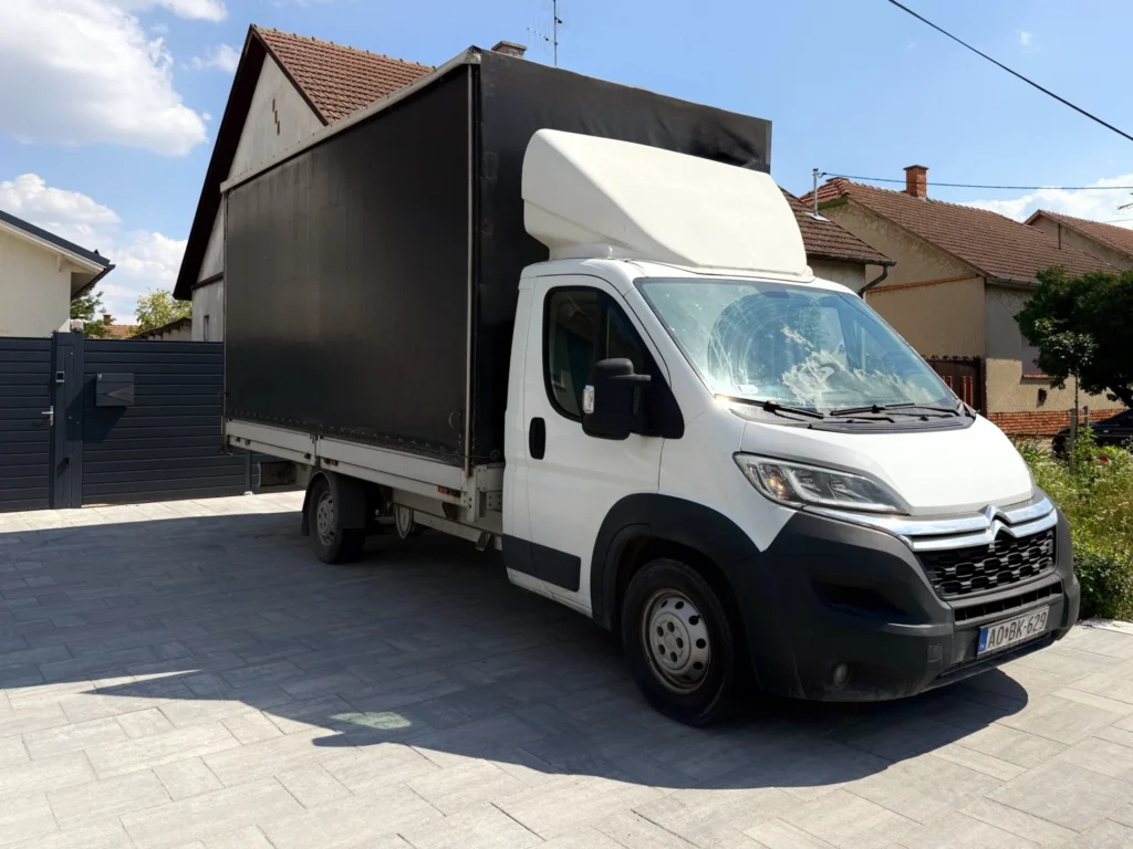 Citroën Jumper 10 raklapos platóval